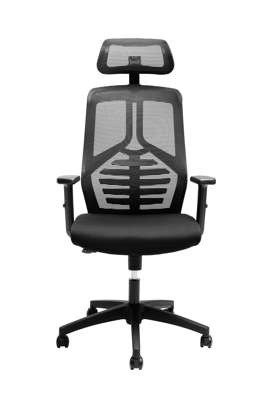 Monza: Fotoliul CUSTÓ Monza îmbină eleganţa discretă cu funcţionalitatea avansată: șezutul tapiţat din stofă asigură o priză confortabilă imediat ce te aşezi, iar spătarul din plasă elastomerică permite o ventilare eficientă pe durata întregii zile de lucru. Tetiera reglabilă pe înălţime și unghi oferă suport optim pentru cap şi gât, în timp ce suportul lombar fix îţi menţine postura corectă în intervale prelungite de activitate. Cotierele ajustabile pe înălţime se adaptează nevoilor tale în timpul conferinţelor, discuțiilor la masă sau al schimbării rapide între birou şi spaţiul de relaxare. Mecanismul sincron confirmă angajamentul pentru ergonomie, iar baza stelată din oțel cromat, combinată cu role din poliuretan, garantează mobilitate lină și stabilitate solidă pe diferite tipuri de suprafețe. O alegere ideală pentru birouri executive sau spaţii profesionale unde confortul şi profesionalismul merg mână în mână.